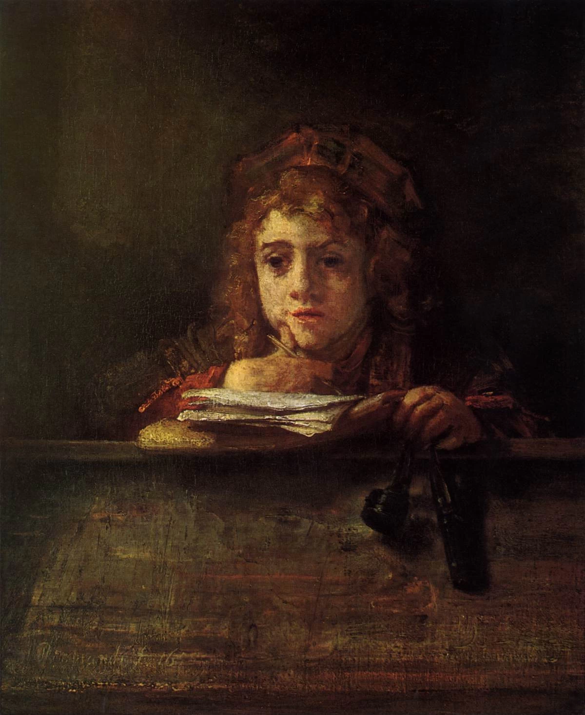 Ritratto del figlio Tito alla finestra - Museum Boijmans Van Beuningen, Rotterdam
